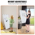 thumbnail image 2 of Whiteboard Easel – Magnetic Dry Erase with Tripod Stand – Height Adjustable & Portable – 3-Layer Surface, Removable Tray – Office, Educational & Home – 36"x24" –White, 2 of 7