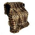 thumbnail image 3 of Plutus Brands Plutus Brown Jaguar Faux Fur Luxury Throw Blanket, Blanket 108L x 90W Full - Queen, 3 of 3