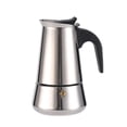 thumbnail image 1 of Moka Pot, Percolator Italian Coffee Maker With Ergonomic Handle, 4/6/9 Cups Stainless Steel Stovetop Espresso Coffee Maker For Gas Induction Cooker, 1 of 9