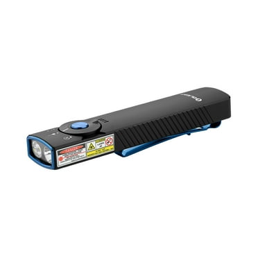 Olight Arkfeld Pro Black NW Flat EDC Flashlight w/LED Light, UV & Laser, 1300 Lumens