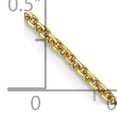 thumbnail image 4 of Primal Gold 14 Karat Yellow Gold 1.3mm Solid Diamond-Cut Cable Chain, 4 of 5