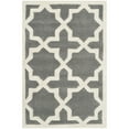 thumbnail image 2 of SAFAVIEH Chatham Giovanni Geometric Wool Area Rug, Dark Grey/Ivory, 8'9" x 8'9" Square, 2 of 10
