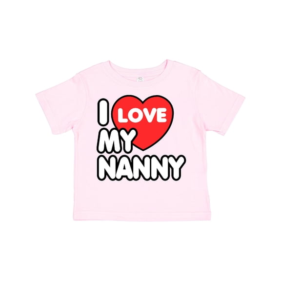 Inktastic I Love My Nanny Boys or Girls Toddler T-Shirt