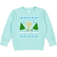 thumbnail image 2 of Inktastic Happy Chrismukkah Sweater Style with Menorah and Trees Toddler Sweatshirt, 2 of 4