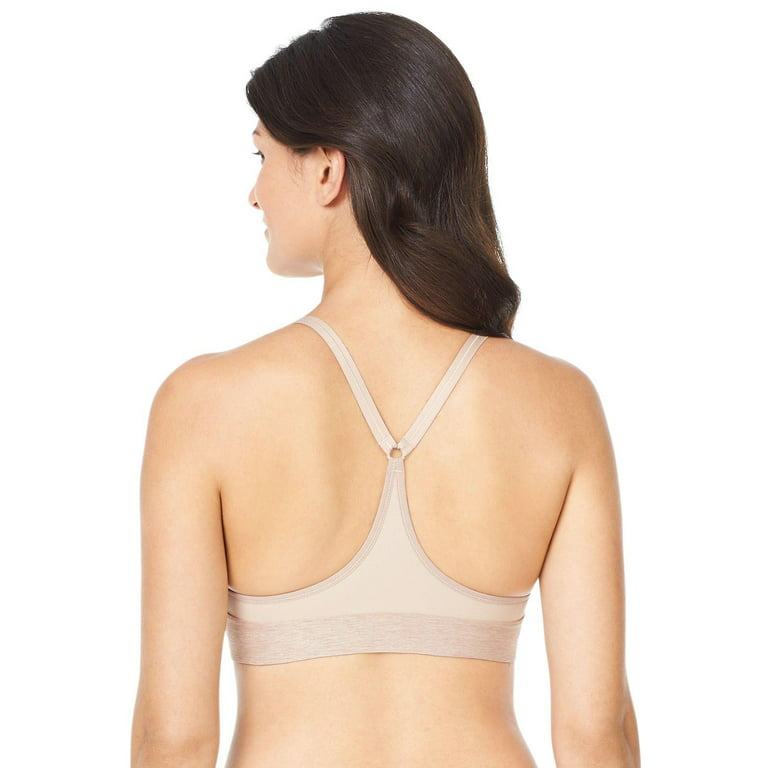 Women's Warner's RM4281A Play it Cool Wire-Free Cooling Racerback Bra  (White 38D) 