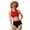 Red2, variant on lnmuld Kids Swimsuits Fashionable Two Piece Bikini Swimsuit for Girls Youth Teen Beach Sport Swimwear Size:11-12 Years