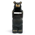 thumbnail image 3 of Little Johnny Bear Midnight Black 21 x 5 Resin Stone Toiler Paper Holder, 3 of 5