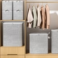 thumbnail image 5 of vnanda Wear Tear Resistant Organizer Quilt Storage Bag Durable Zipper Closure Closet Organizer for Clothes Blankets Toys, 5 of 7