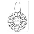 thumbnail image 1 of Comederos Para Pájaros Para Exterior, Una Bola Colgante Redonda Para Pájaros, Estación De Alimentación De Semillas Para Pájaros Salvajes, Suministros Para Jardín Y Patio Trasero Cateissary HA023103-00, 1 of 7