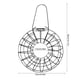 thumbnail image 1 of Comederos Para Pájaros Para Exterior, Una Bola Colgante Redonda Para Pájaros, Estación De Alimentación De Semillas Para Pájaros Salvajes, Suministros Para Jardín Y Patio Trasero Inevent HA023103-00, 1 of 7