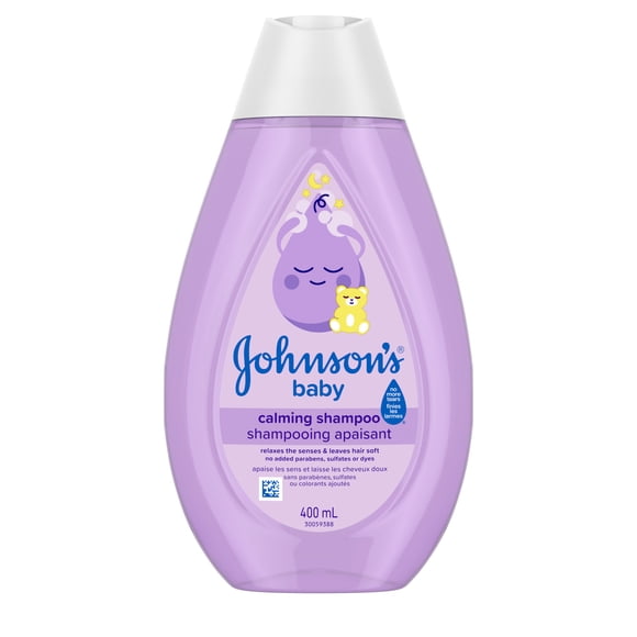 Johnson's Baby Shampoo, Calming Shampoo, Paraben Free, 400 ml