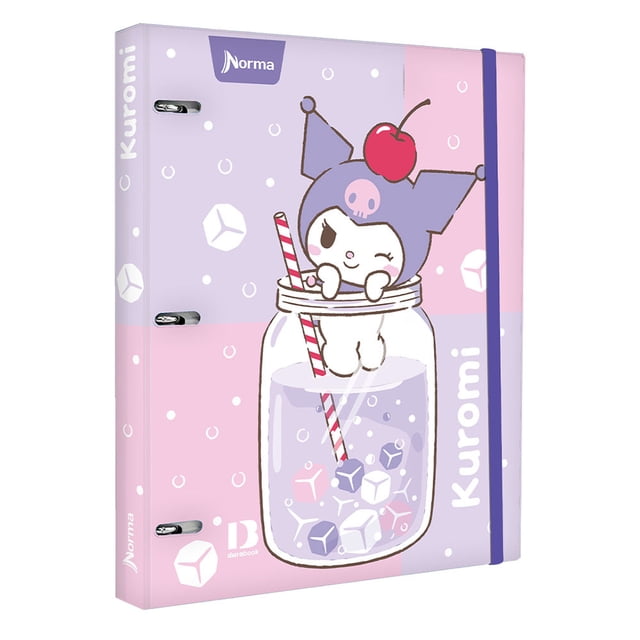 Carpeta Norma Dura Book 3A Profesional Kuromi