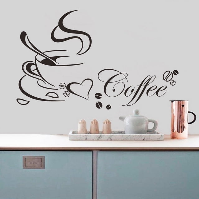 Vinil Decorativo Cafeteria Cocina Estancia Amor por el Coffee Dara Baby Syene VinDe224