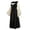 Black, variant on Miqool Women's Renaissance Costume Dress Long Sleeve Square Neck Lace Up Corset Bodice Bell Sleeve Medieval Ren Faire Dress