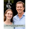 thumbnail image 6 of Dorunmo Father Daughter Necklace 925 Sterling Silver Black Crescent Moon Necklace I Love You to the Moon and Back Jewelry Gifts for Daughter from Father, 6 of 6