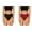 Black/Red, variant on WREESH 2-Pack Women's High-Waist Bikini Bottoms, Quick-Dry Swimwear with Tummy Control, Athletic & Vacation Swim Bottoms