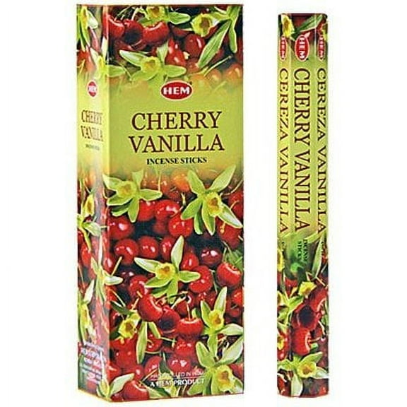 Hem Cherry Vanilla Incense, 120 Stick Box