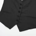 thumbnail image 4 of CHOK Hauts pour Femmes Gilet en Lin Mélangé Décontracté pour Femmes 2023 Rose, 4 of 5