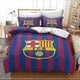 thumbnail image 1 of FCB Barcelona Duvet Cover Boy Teen 3 Piece Bedding Set Blue Purple Grey Quilt Cover Microfiber Easy Care (style 03,Double) 140x200cm, 1 of 4