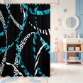 thumbnail image 2 of Erosebridal Animal Print Shower Curtain 72Wx78L,Chic Leopard Bath Curtain, 2 of 5