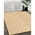 thumbnail image 2 of Ahgly Company Indoor Square Patterned Golden Blonde Gold Area Rugs, 4' Square, 2 of 6
