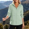 thumbnail image 2 of GigrtiJin Long Sleeve Jackets for Women Casual Zip up Hoodie Jackets Lightweight Outdoor Hiking Track Jackets with Pockets, 2 of 6