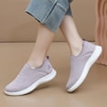 thumbnail image 4 of Rokment Orthopedic Slip on Walking Shoes for Women 2026 Spring Fall Knit Comfortable Arch Support Driving Work Nursing Tennis Loafers Seniors Jogging Workout Flat Light Purple Size 6.5, 4 of 7