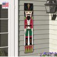 thumbnail image 4 of My Word! Nutcracker Black Hat Porch Board Welcome Sign & Porch Leaner for Front Porch Deck Patio or Wall - Indoor Outdoor Farmhouse Rustic Vertical Home Decor 8"x46.5", 4 of 5