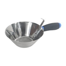 Herramienta Limpieza Fosa Séptica Cuchara Para Desatrancar Alcantarillas Y Pozos - Hierro Robusto, Diámetro 13 Cm, Para Limpieza De Lodos Y Residuos Para Limpieza Drenajes
