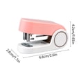thumbnail image 3 of Mini Stapler Compact Handheld Stapler | Effortless Stapling for Students Home Office | Holds Up To 10 Sheets | Lightweight Plastic for Desk Drawer Organization, 3 of 6