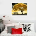 thumbnail image 4 of ARISTURING  Farmhouse Canvas Wall Art for Living Room, Wall Decor for Bedroom, Yellow Tree Pictures for Bathroom Wall Decoration, Painting Set for Office, Home Decor for Wall, 4 of 4
