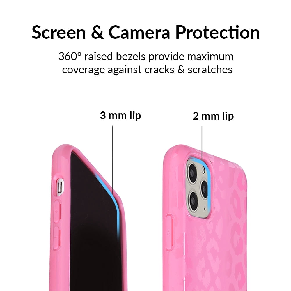 Velvet Caviar iPhone 11 Pro Max Case - Cute Protective Phone Cases for Women - Hot Pink Leopard