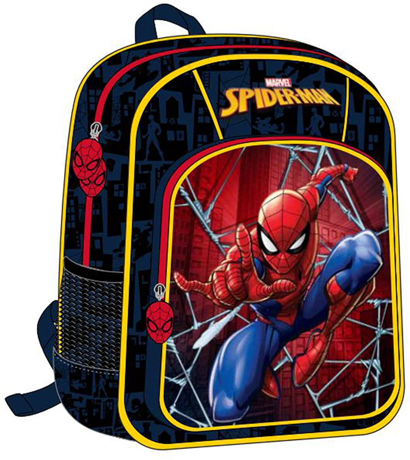 AST Toys Marvel Spiderman School Boys Backpack Bookbag Kids Children Canvas 16" 