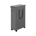 thumbnail image 2 of 65L Slim Rolling Laundry Hamper with Lid Foldable Fabric, Dirty Clothes Basket with Wheels and Handles, Space Saving Durable, Bathroom Bedroom Laundry Storage Home Use, 2 of 6