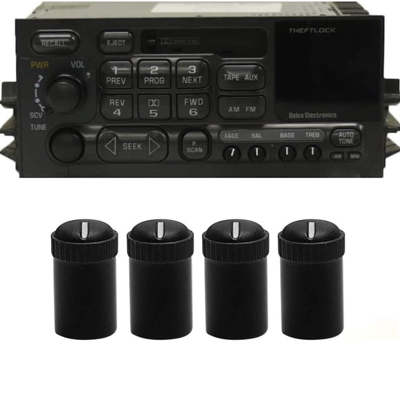 Para perillas de control de altavoz de radio de equipo original GM (paquete de 4)