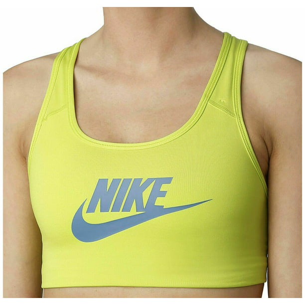Vært for Violin Støt Nike Women's Pro Classic Swoosh Sports Bra Size Small (Blue/Volt) -  Walmart.com