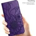 thumbnail image 4 of Wallet Case for Moto G Stylus 5G 2023 Case with Card Holder,Sunflower Pattern Leather Phone Case with Kickstand Magnetic Closure Shockproof Cover for Moto G Stylus 5G 2023 Purple Sunflower, 4 of 16