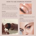 thumbnail image 2 of Juego de plantillas para sellos de cejas Likrtyny resistente al agua maquillaje de contorno duradero, 2 of 9