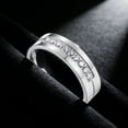thumbnail image 4 of Flydeer Men Wedding Band Titanium Steel Men Rings Engagement Wedding Rings for Men Size 9, 4 of 6
