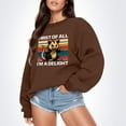 thumbnail image 1 of TINZ Chandails Imprimés Automne et Hiver pour Femmes Haut Usé Chandails Graphiques pour Femmes T-Shirt Coloré, 1 of 4