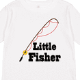 thumbnail image 4 of Inktastic Little Fisher Fishing Boys or Girls Long Sleeve Toddler T-Shirt, 4 of 5