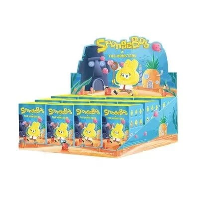 POPMART X The Monsters Bob Esponja caja ciega Labubu Patrick Star caja misteriosa adorno de habitación envío gratuito regalo de cumpleaños para amigos