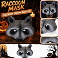 thumbnail image 5 of Masquerade Mask Raccoon Animal Design 1 Pack Halloween Accessory for Party Photo Props and Themed Event Dress Up, 5 of 6