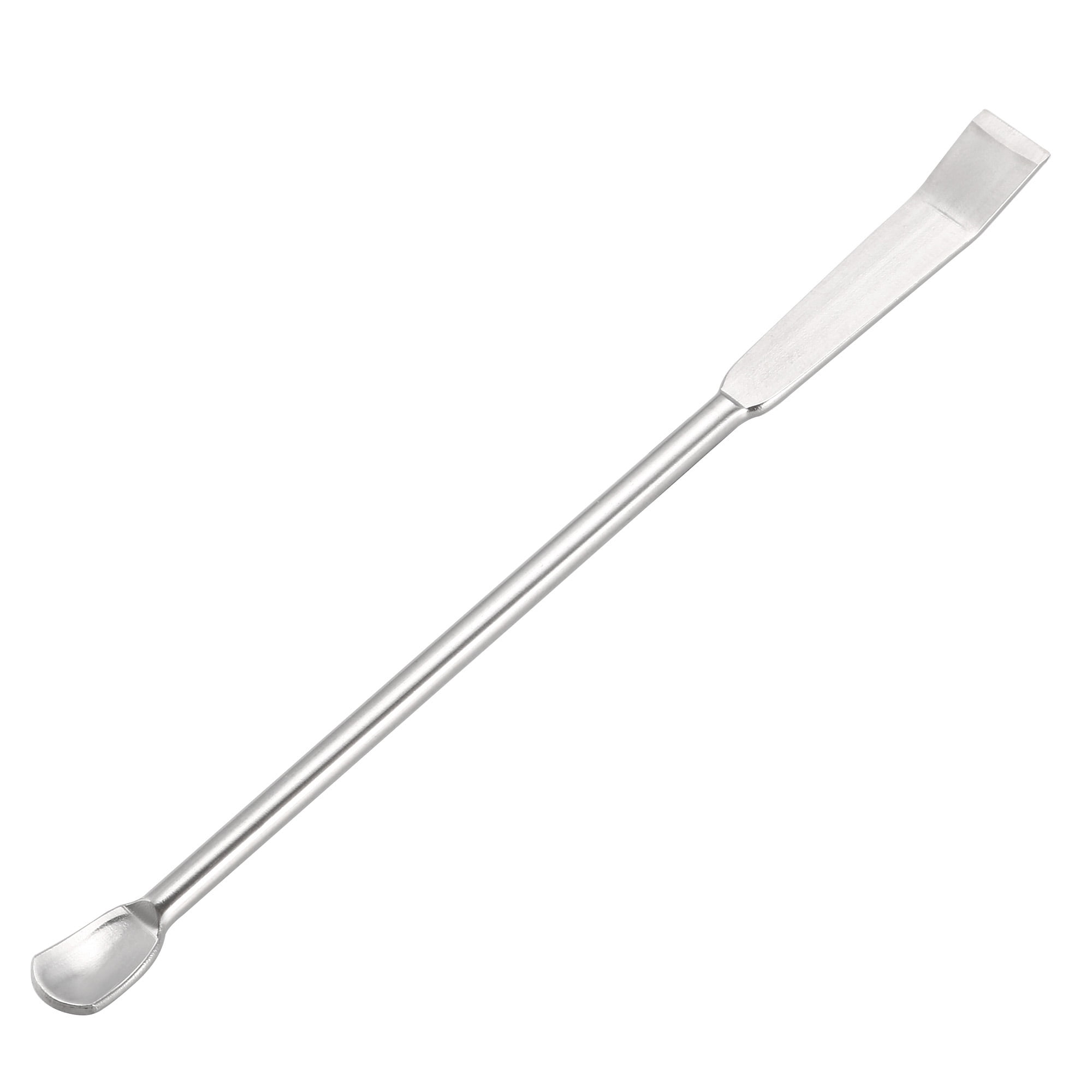 Uxcell 100mm 2 in 1 Double Head Stainless Steel Micro Lab Sampling