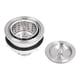 thumbnail image 5 of Protector de desagüe de cocina con cesta desmontable y accesorio para un filtrado eficiente Colador de fregadero de acero inoxidable 304, 5 of 8