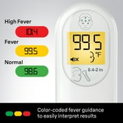Braun No Touch Thermometer for Adults and Kids, 3-in-1 Digital Thermometer, BNT100US, White