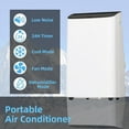 thumbnail image 5 of Black Portable Air Conditioner, 3-In-1 AC Unit With Remote Control, 14000 BTU Quiet Air Conditioner With Fan & Dehumidifier, Cools Up to 430 Sq. Ft, Room Air Conditioner With 24-Hour Timer, 5 of 6