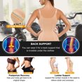 thumbnail image 6 of POP CLOSETS Corsets for Women Waist Trainer Zipper Vest Sports Girdle Tummy Control Body Shaper Workout Tank Top with Straps, 6 of 7
