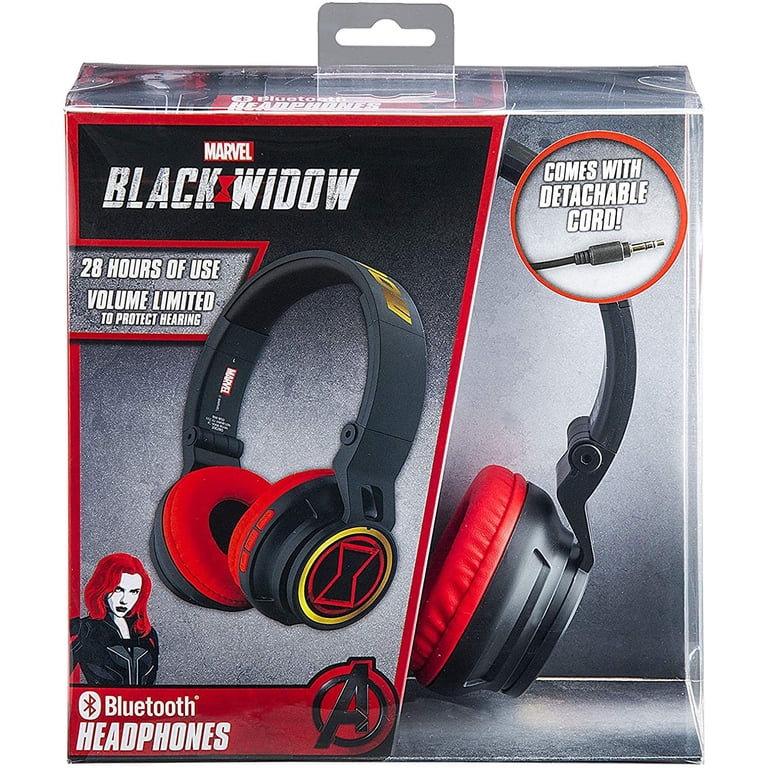 Black Widow Wireless Bluetooth Portable Kids Headphones with