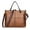 Brown, variant on YOUSNH Ladies Bag Can Be Slanted Bag Can Be Handbag Santed Handbag Fashion Leather Bag Shoulder Bags Pink